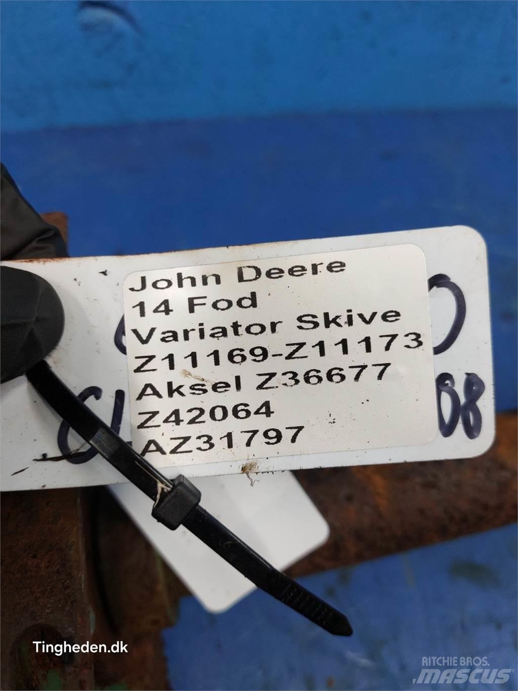 John Deere 1000 Skurtresker tilbehør