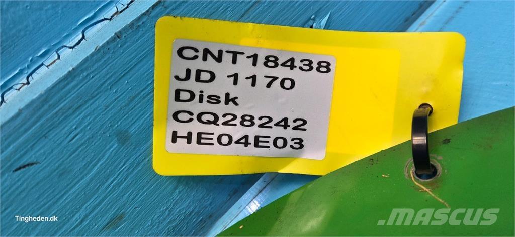 John Deere 1170 Skurtresker tilbehør