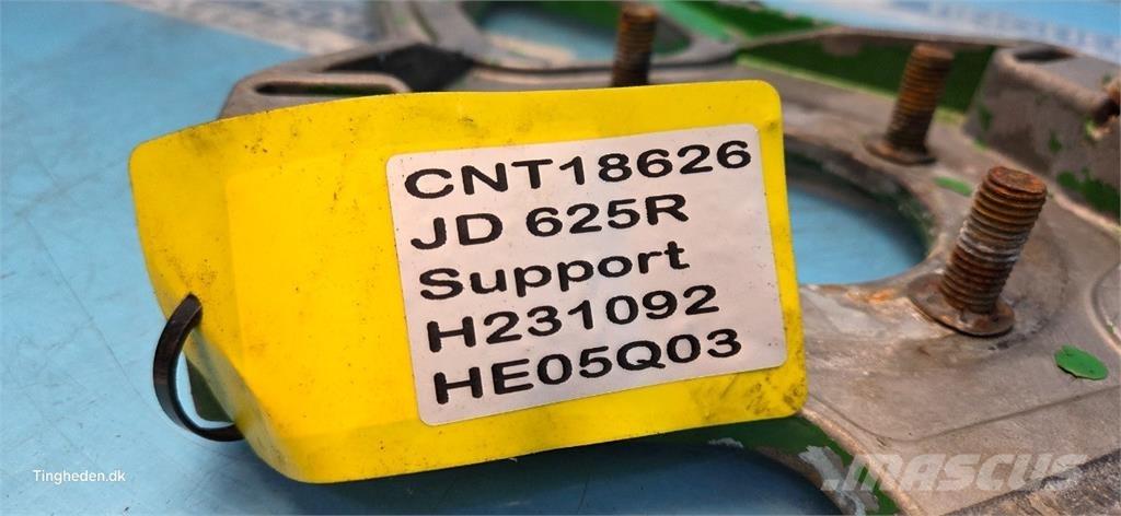 John Deere 625R Skurtresker tilbehør