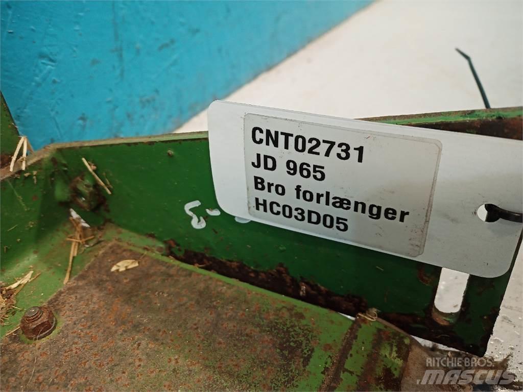 John Deere 965 Skurtresker tilbehør