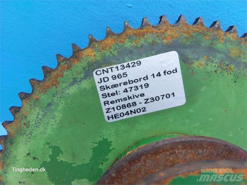 John Deere 965 Skurtresker tilbehør