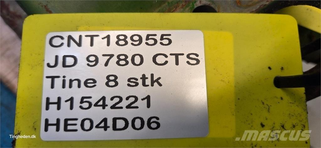 John Deere 9780 Skurtresker tilbehør