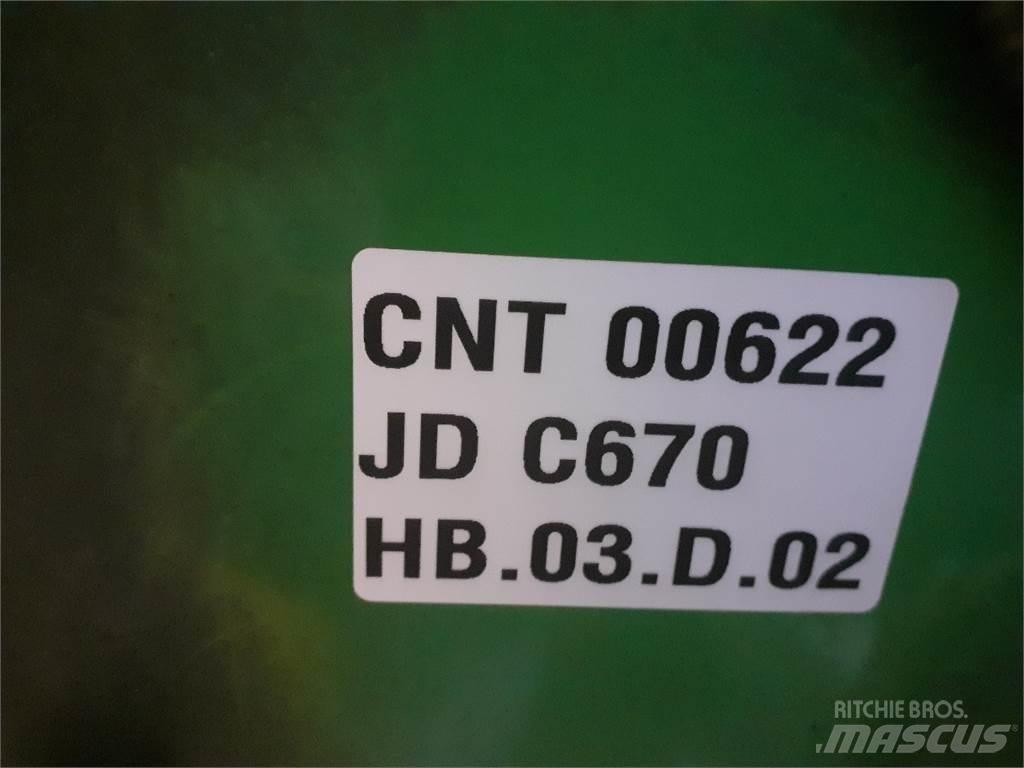 John Deere C670 Skurtresker tilbehør