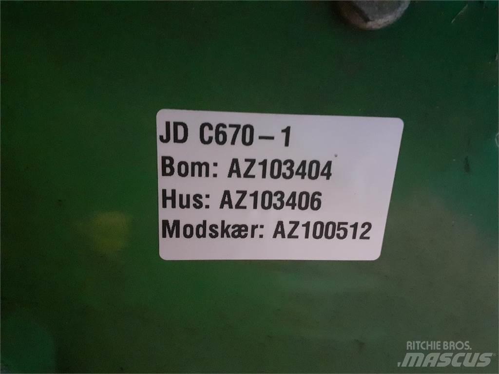 John Deere C670 Skurtresker tilbehør