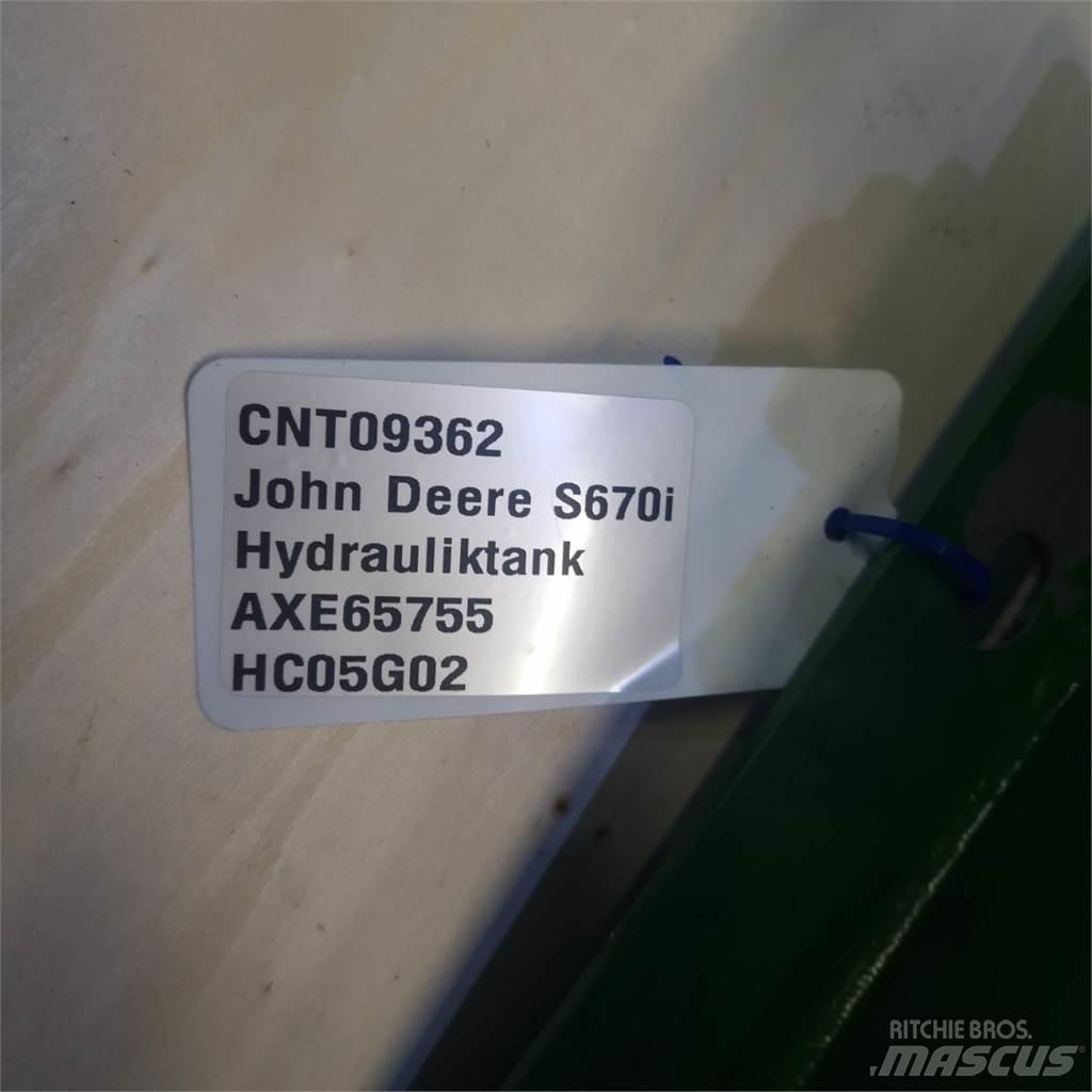 John Deere S670 Hydraulikk