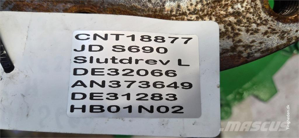 John Deere S690 Skurtresker tilbehør