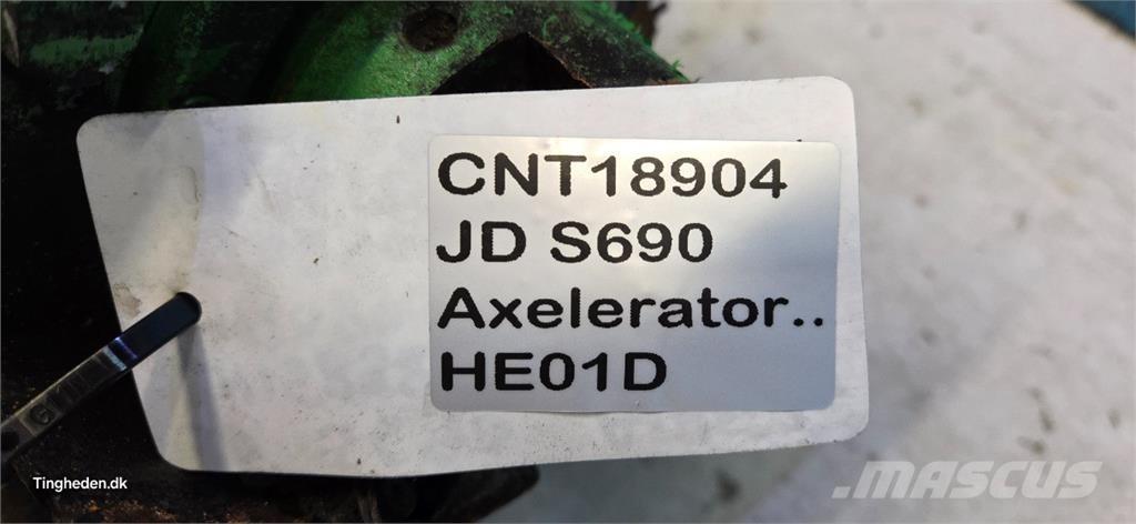 John Deere S690 Skurtresker tilbehør