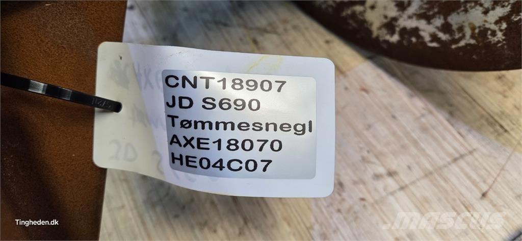 John Deere S690 Skurtresker tilbehør