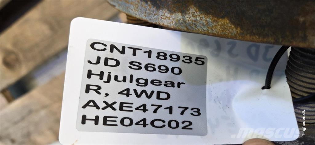 John Deere S690 Skurtresker tilbehør