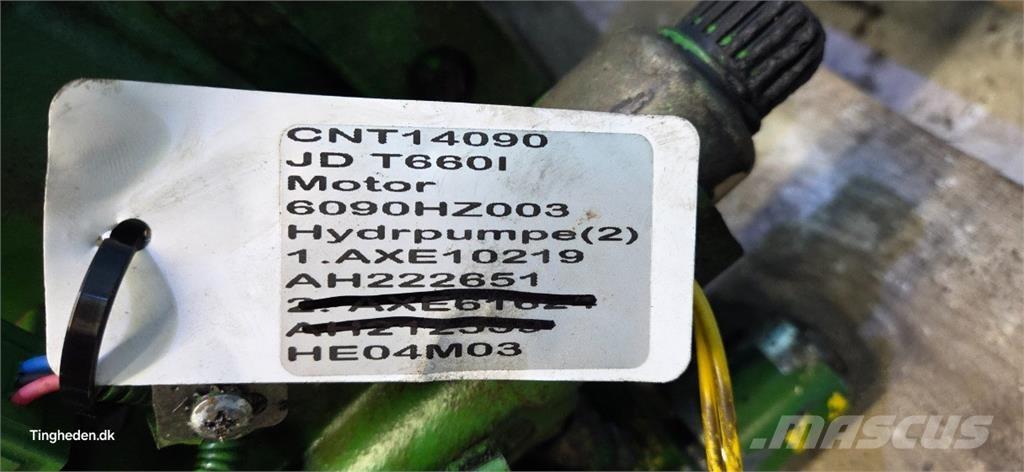 John Deere T660 Hydraulikk