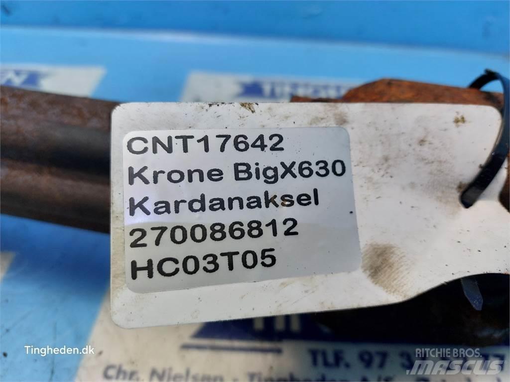 Krone Big X 630 Høy- og fôrmaskintilbehør