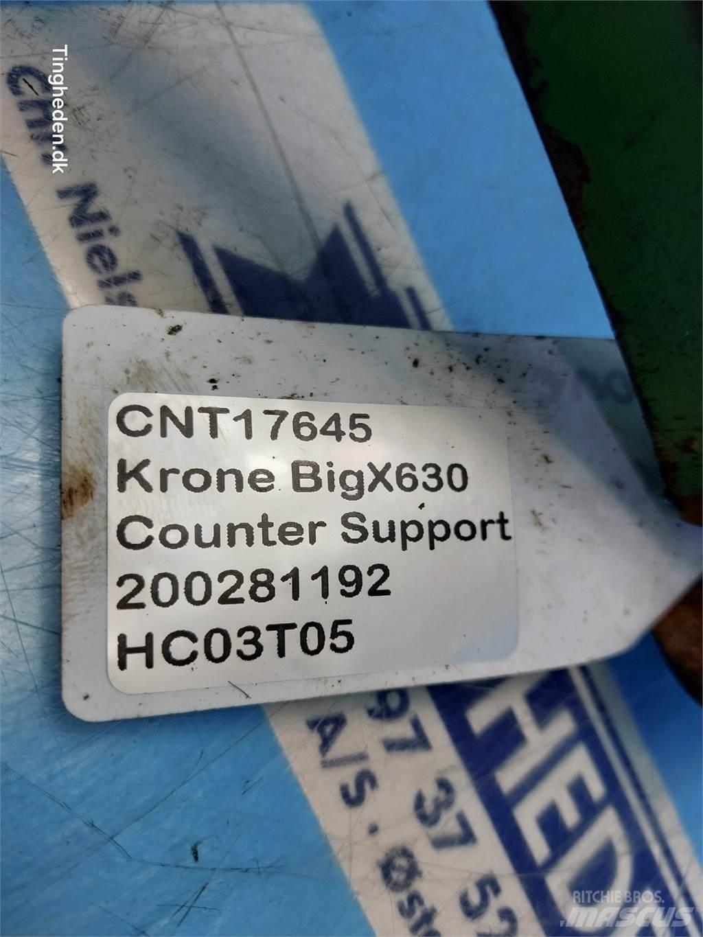 Krone Big X 630 Høy- og fôrmaskintilbehør