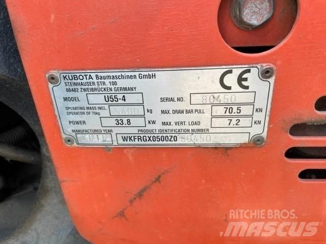 Kubota U55-4 Beltegraver
