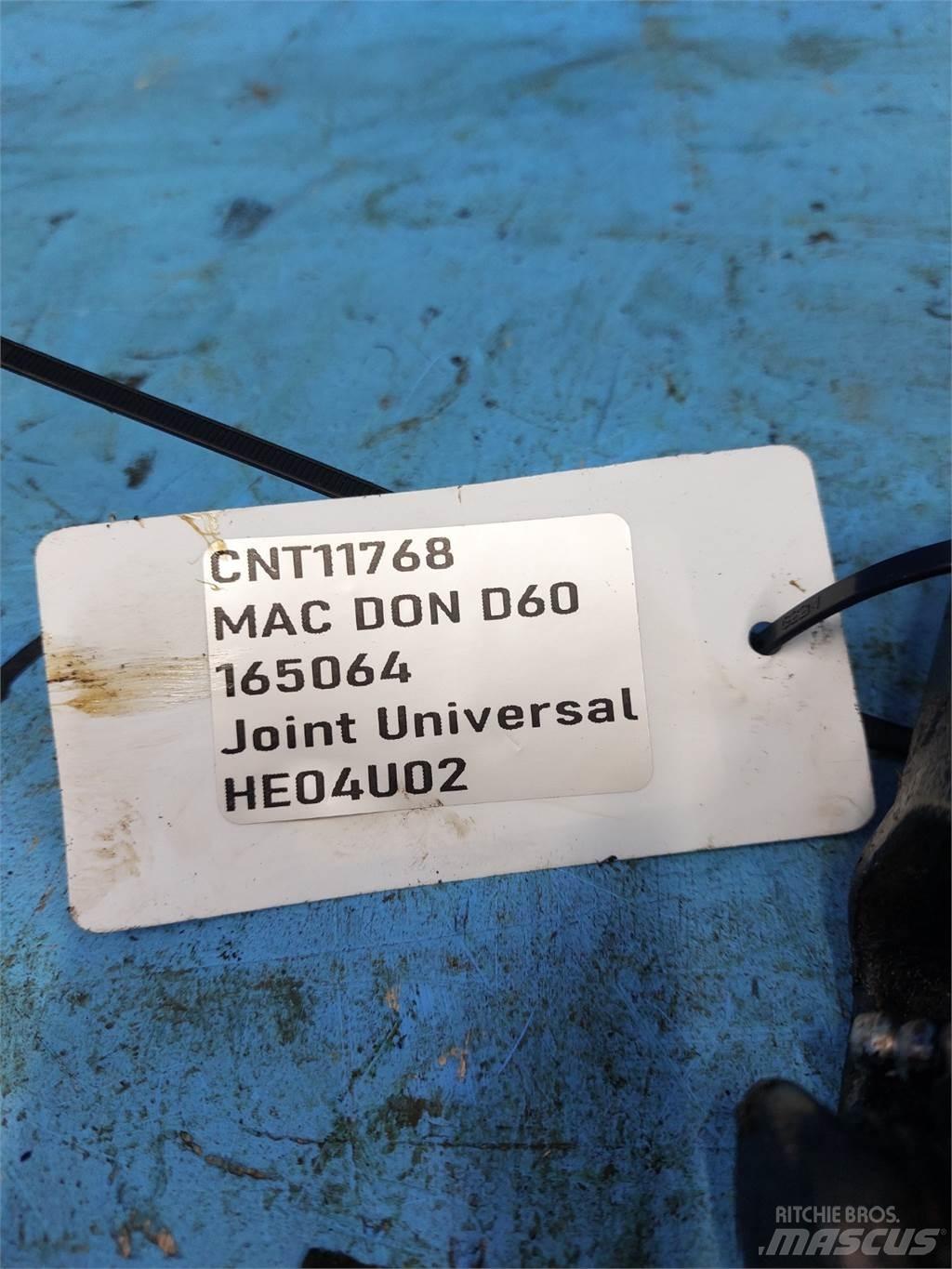 MacDon D60 Skurtresker tilbehør