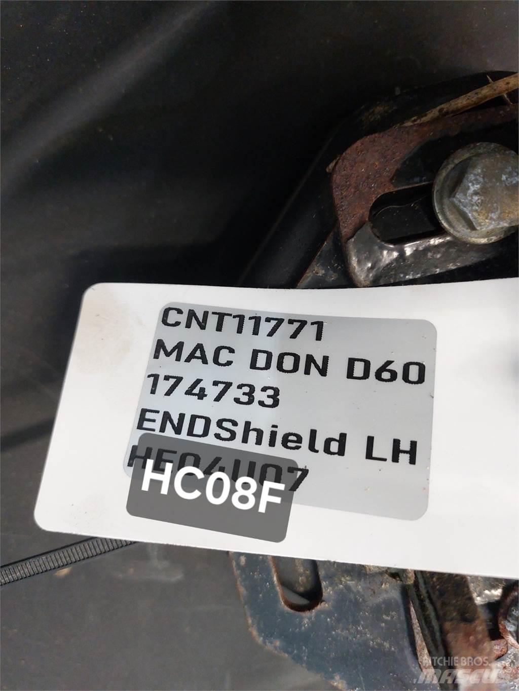 MacDon D60 Skurtresker tilbehør