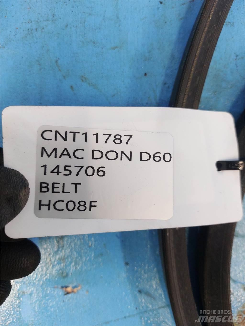MacDon D60 Skurtresker tilbehør