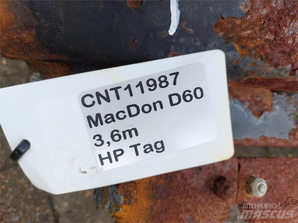 MacDon D60 Skurtresker tilbehør