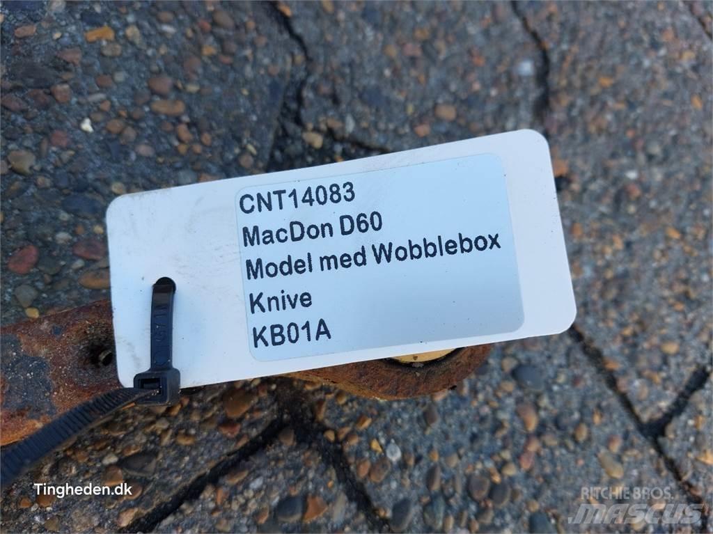 MacDon D60 Skurtresker tilbehør