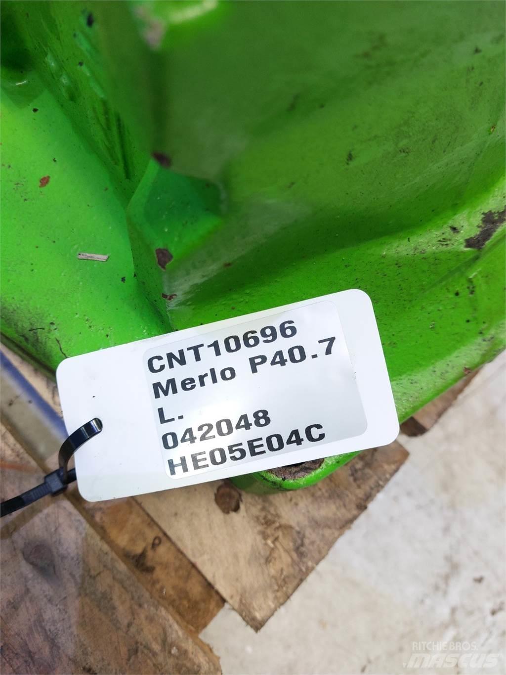 Merlo P40.7 Aksler