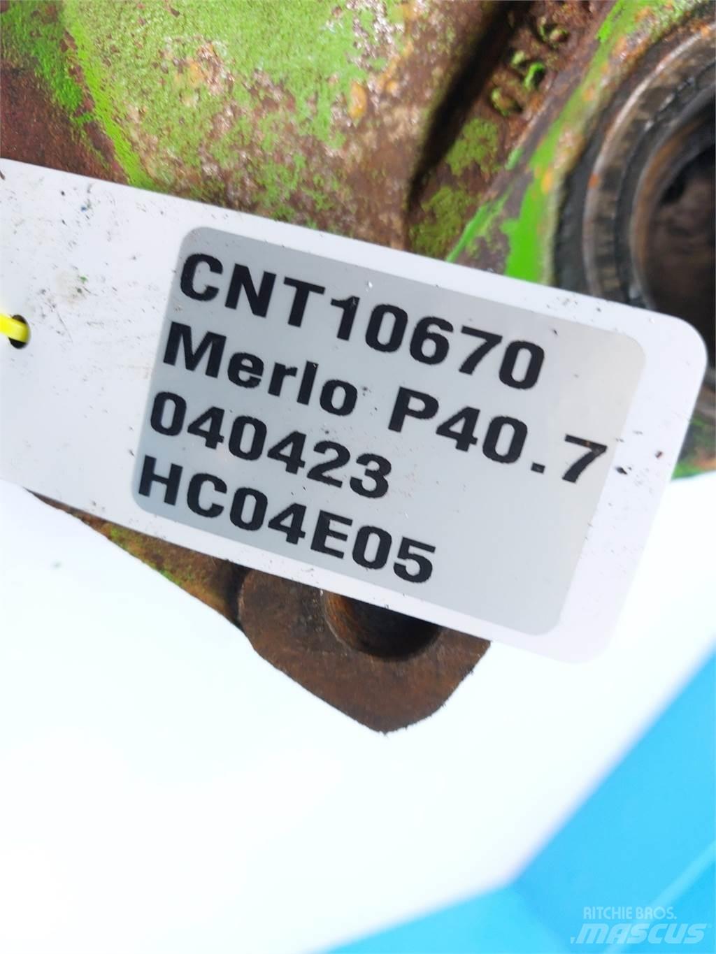 Merlo P41.7 Aksler