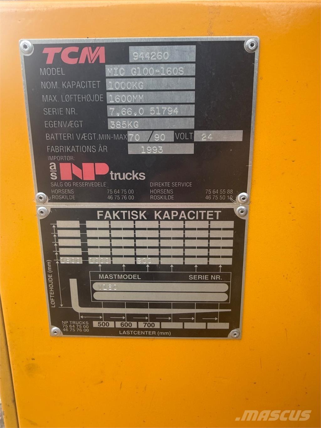 MIC 1000kg Ledetrucker