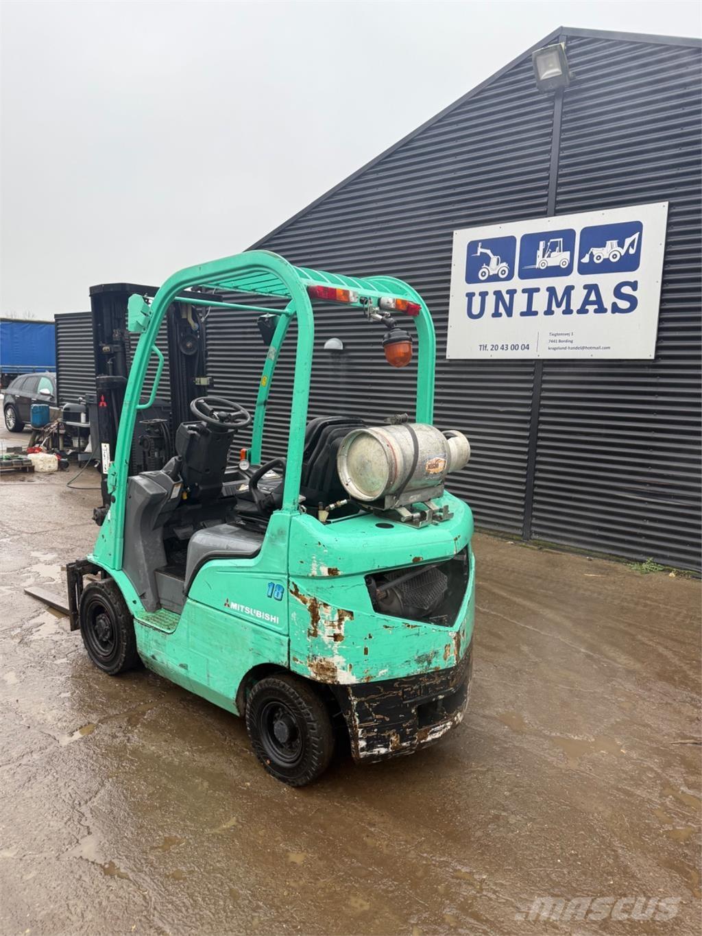 Mitsubishi FG18 Propan trucker