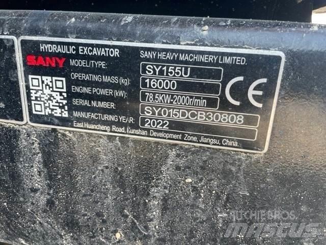 Sany SY155U Beltegraver