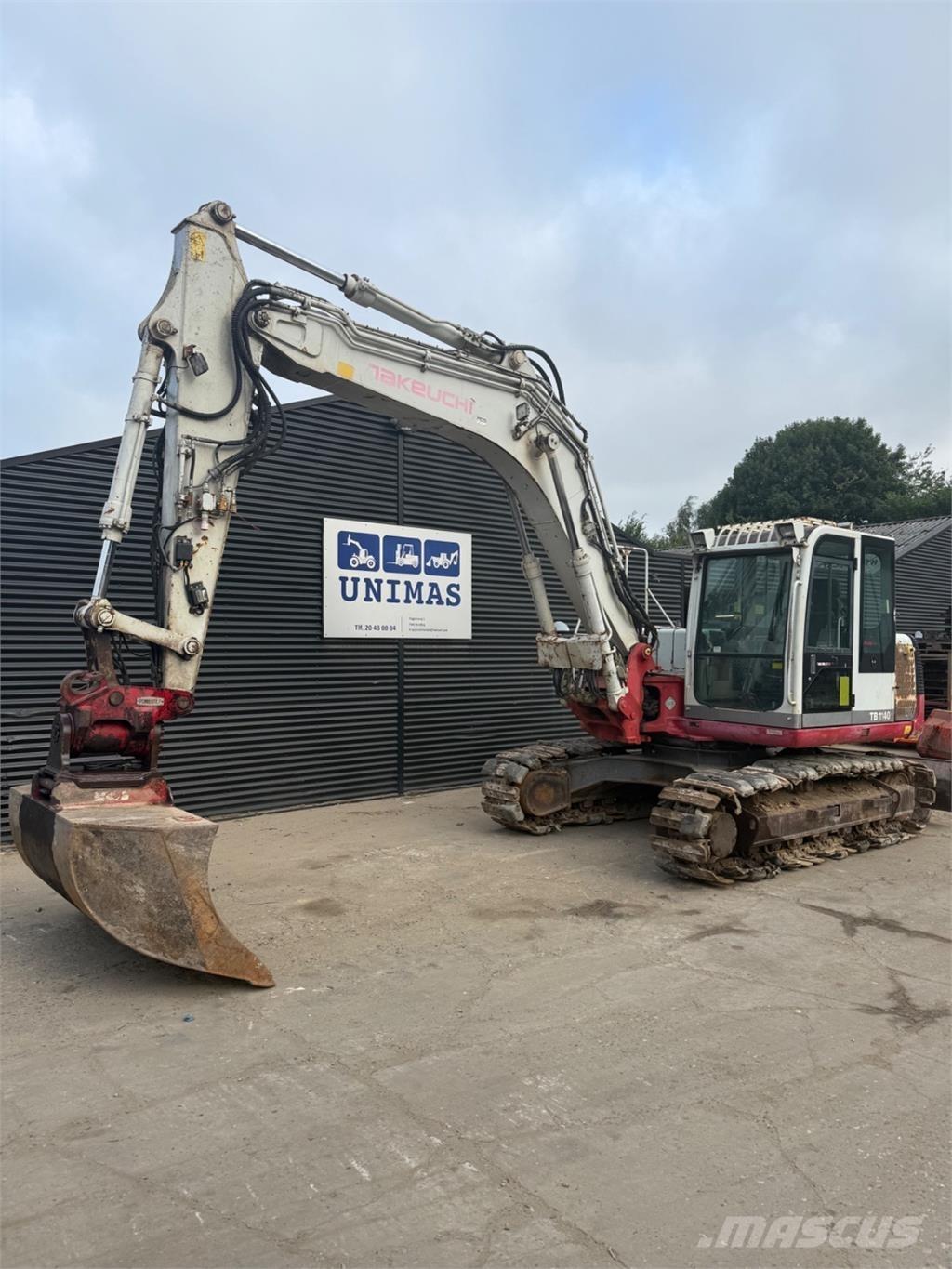 Takeuchi TB1140 Beltegraver