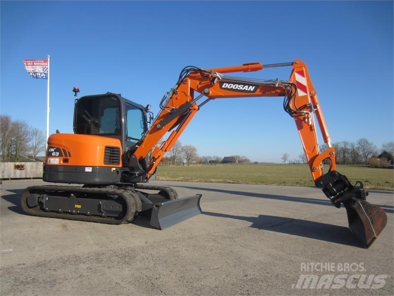 Doosan DX63-3 Minigravere <7t