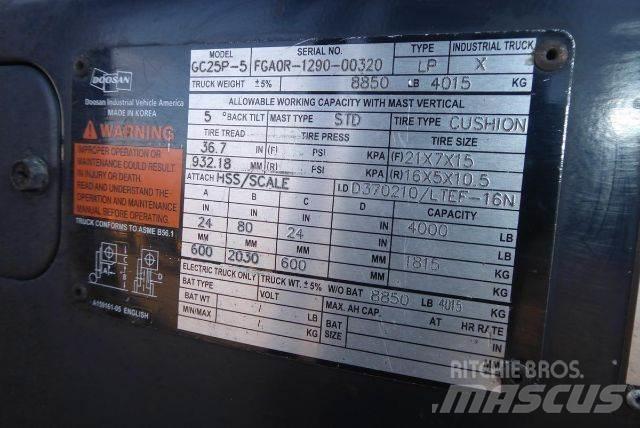 Doosan GC25P-5 Gaffeltrucker - Annet