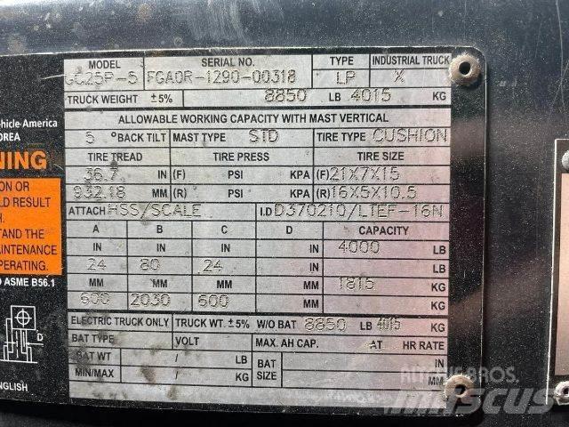 Doosan GC25P-5 Gaffeltrucker - Annet