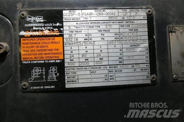 Doosan GC25P-5 Gaffeltrucker - Annet