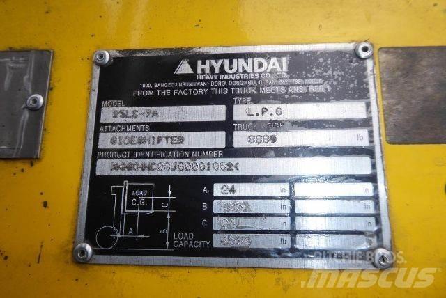 Hyundai 25LC-7A Gaffeltrucker - Annet