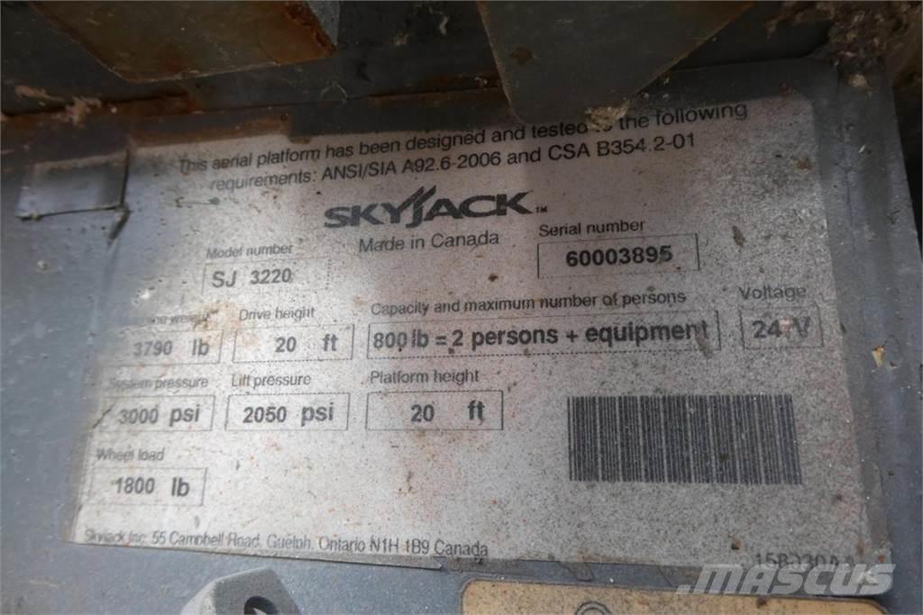 SkyJack SJ3220 Anlegg - Annet