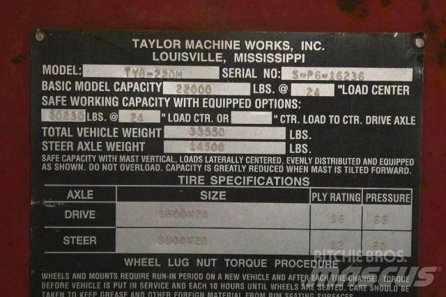 Taylor TYB220M Gaffeltrucker - Annet