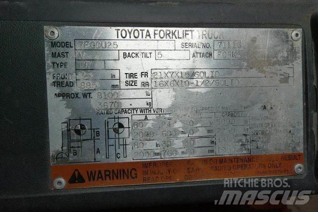 Toyota 7FGCU25 Gaffeltrucker - Annet