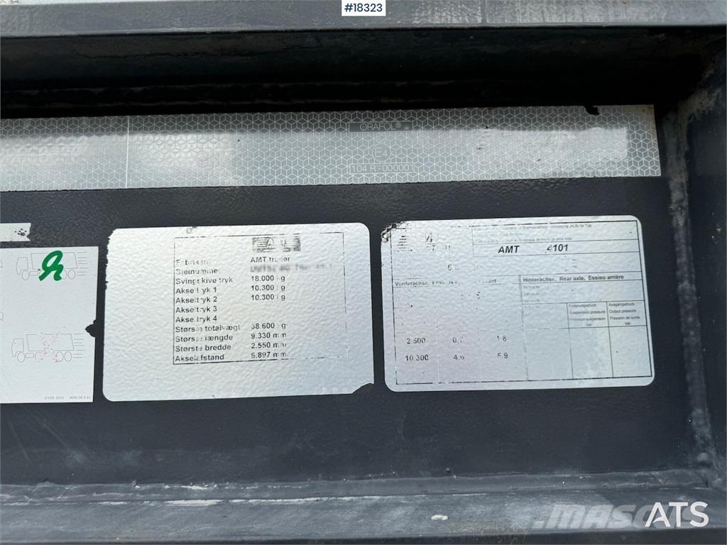 AMT concrete semi Andre semitrailere