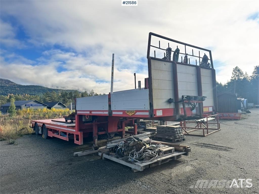 Broshuis crane semi. Andre semitrailere