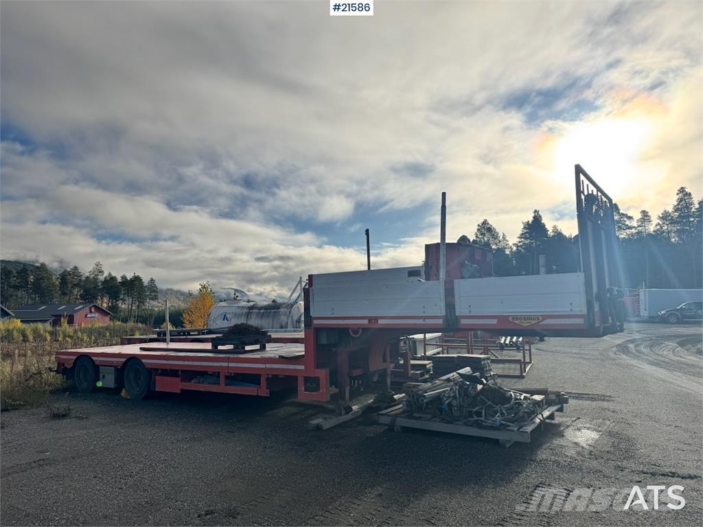 Broshuis crane semi. Andre semitrailere
