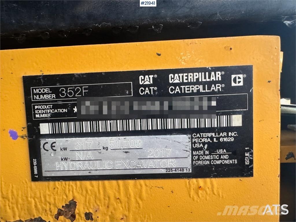 CAT 352F Beltegraver