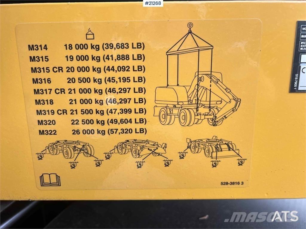 CAT M315 Hjulgravere