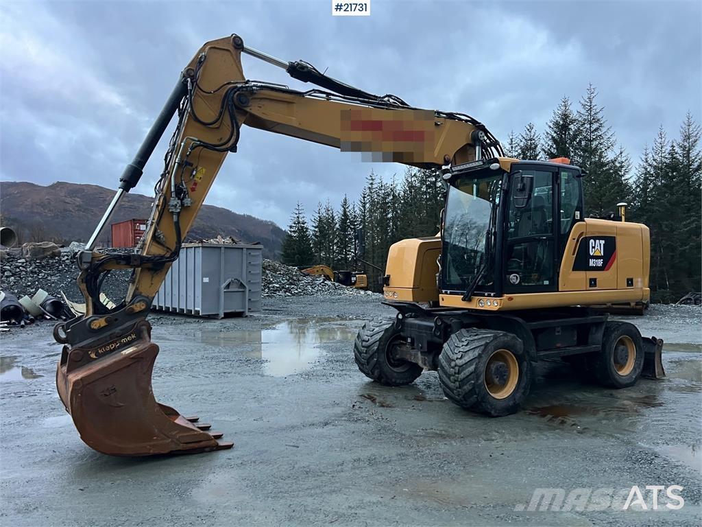 CAT M318F Hjulgravere