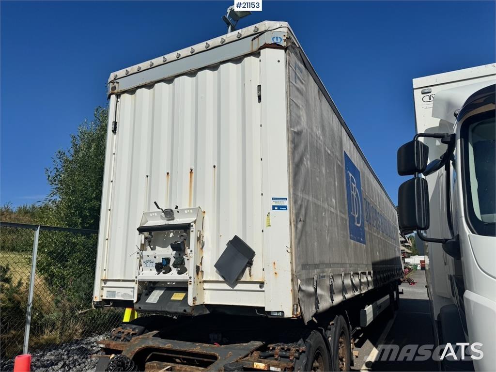 Krone Citysemi. Lettisolert skaptrailer