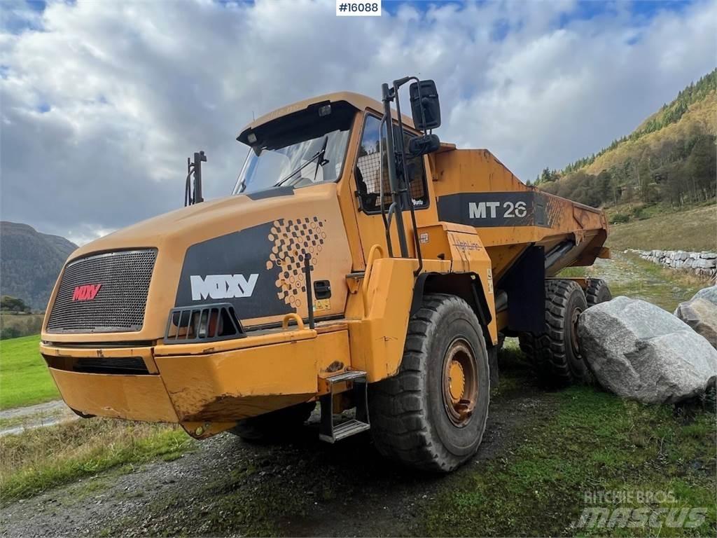 Moxy MT26 dumper. Mini dumpere