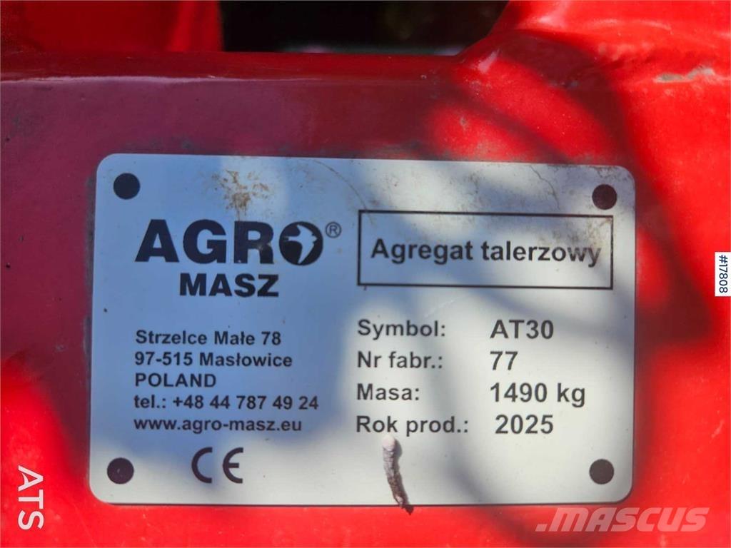 Agromasz AT30 Skålharver