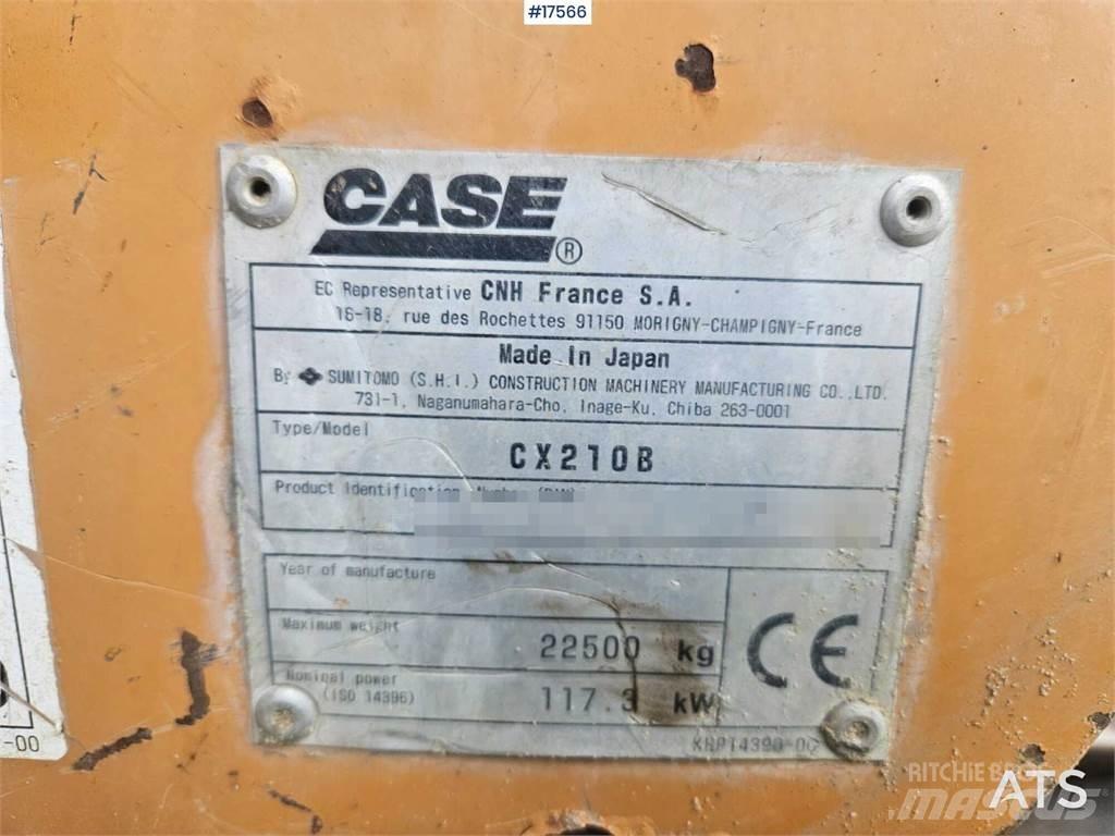 CASE CX210B Beltegraver