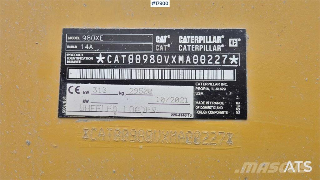 CAT 980 XE Hjullastere