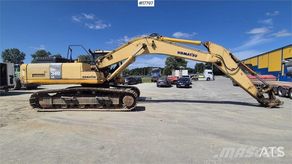 Komatsu PC 340 LC Beltegraver