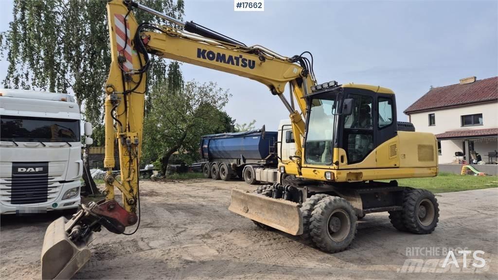 Komatsu PW 160 Hjulgravere