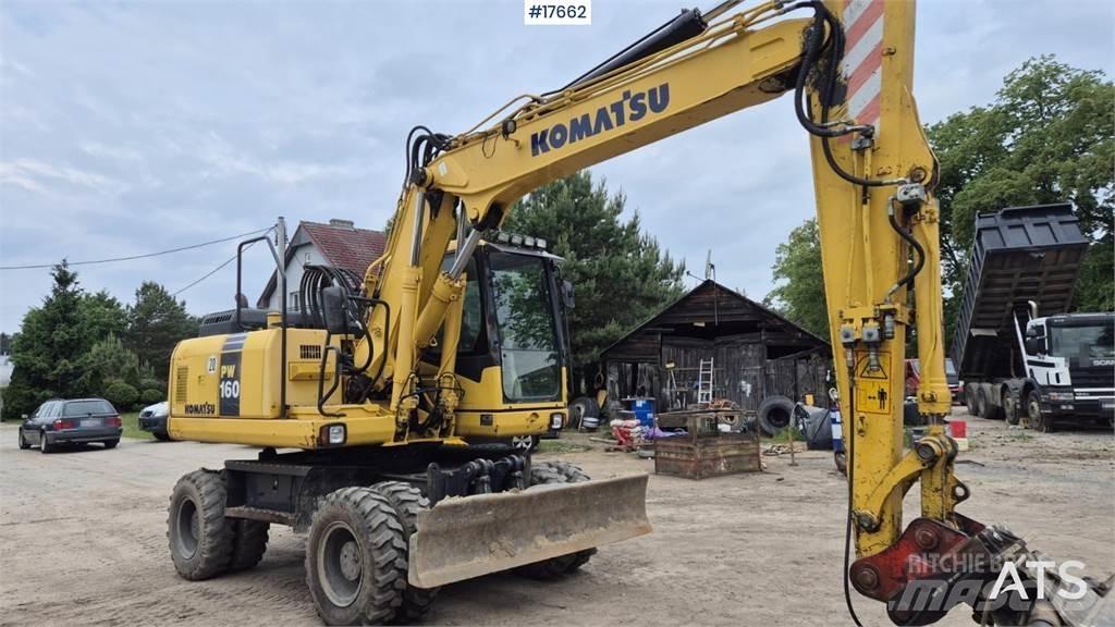 Komatsu PW 160 Hjulgravere